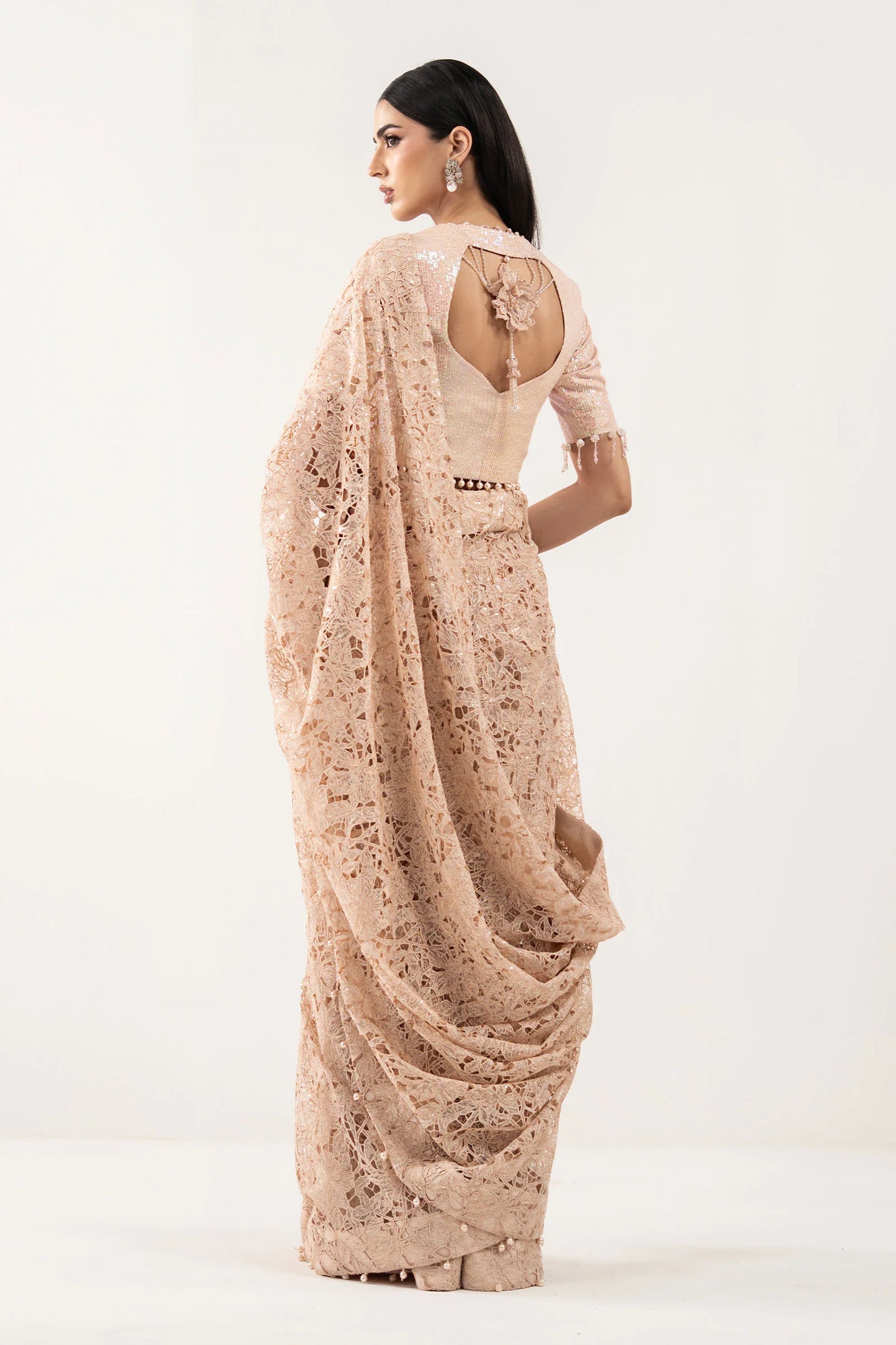 Embroidered Georgette Fabric (1Pc)