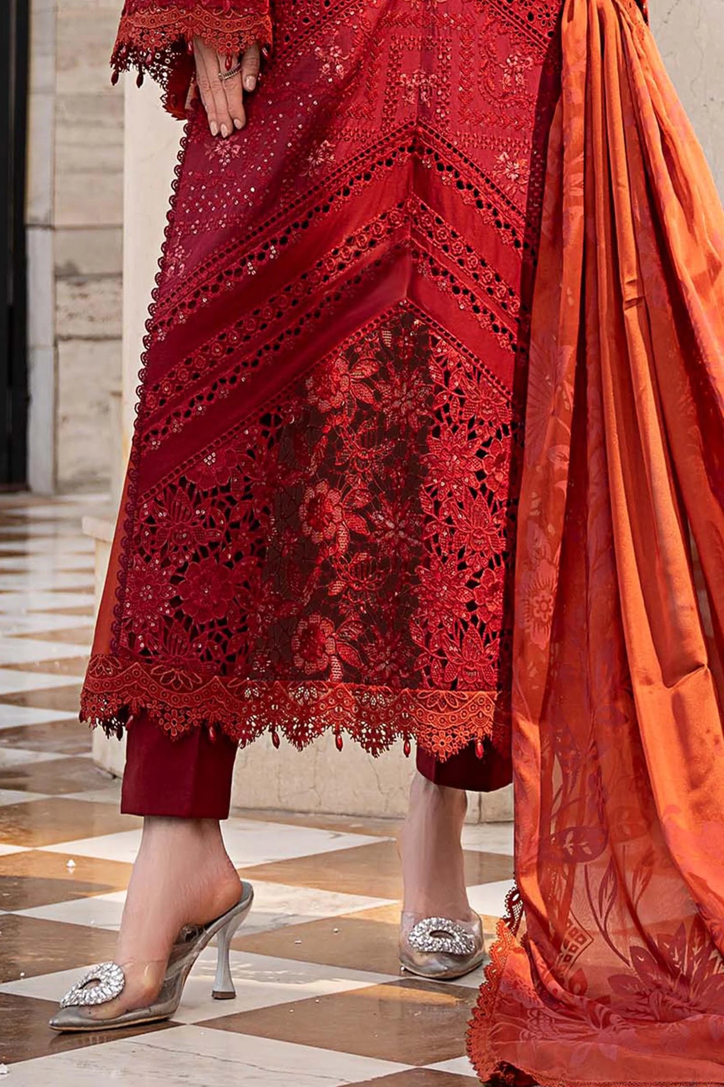 3 Piece Embroidered Lawn Suit
