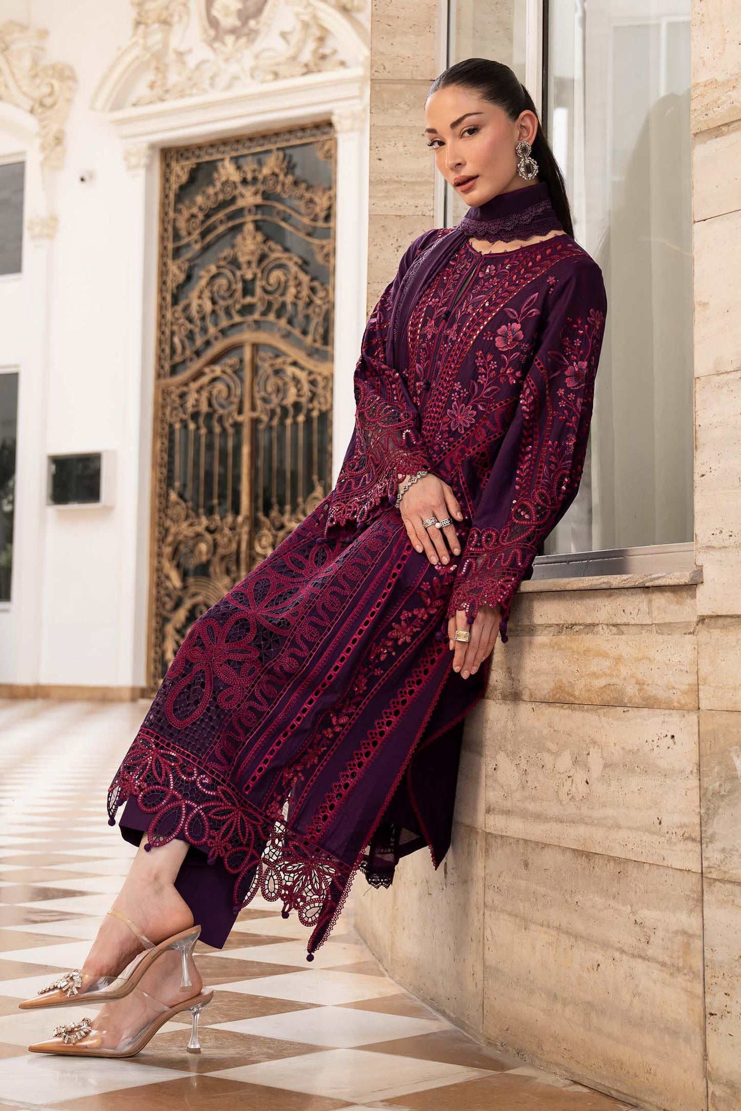 3 Piece Embroidered Lawn Suit