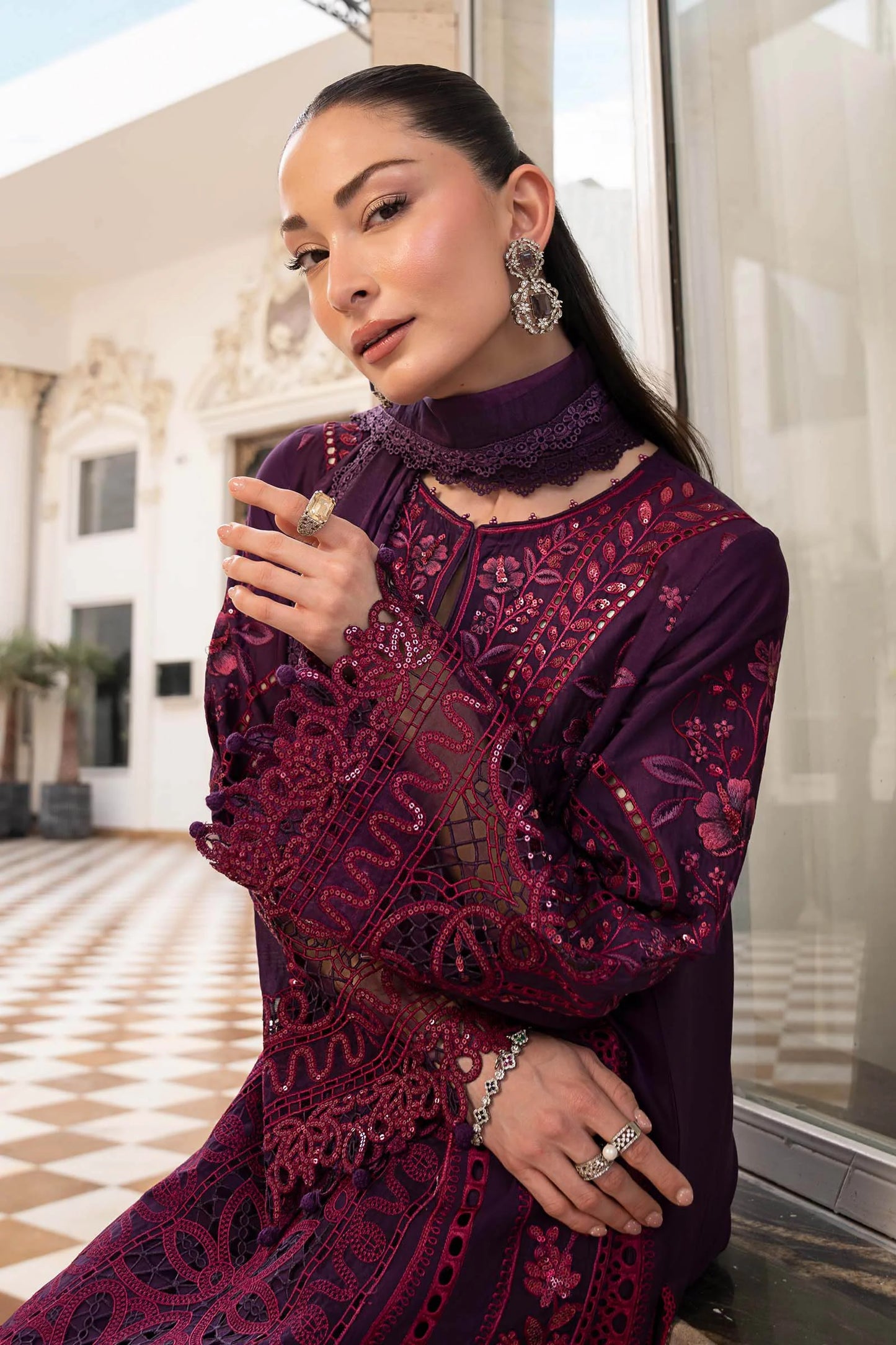 3 Piece Embroidered Lawn Suit