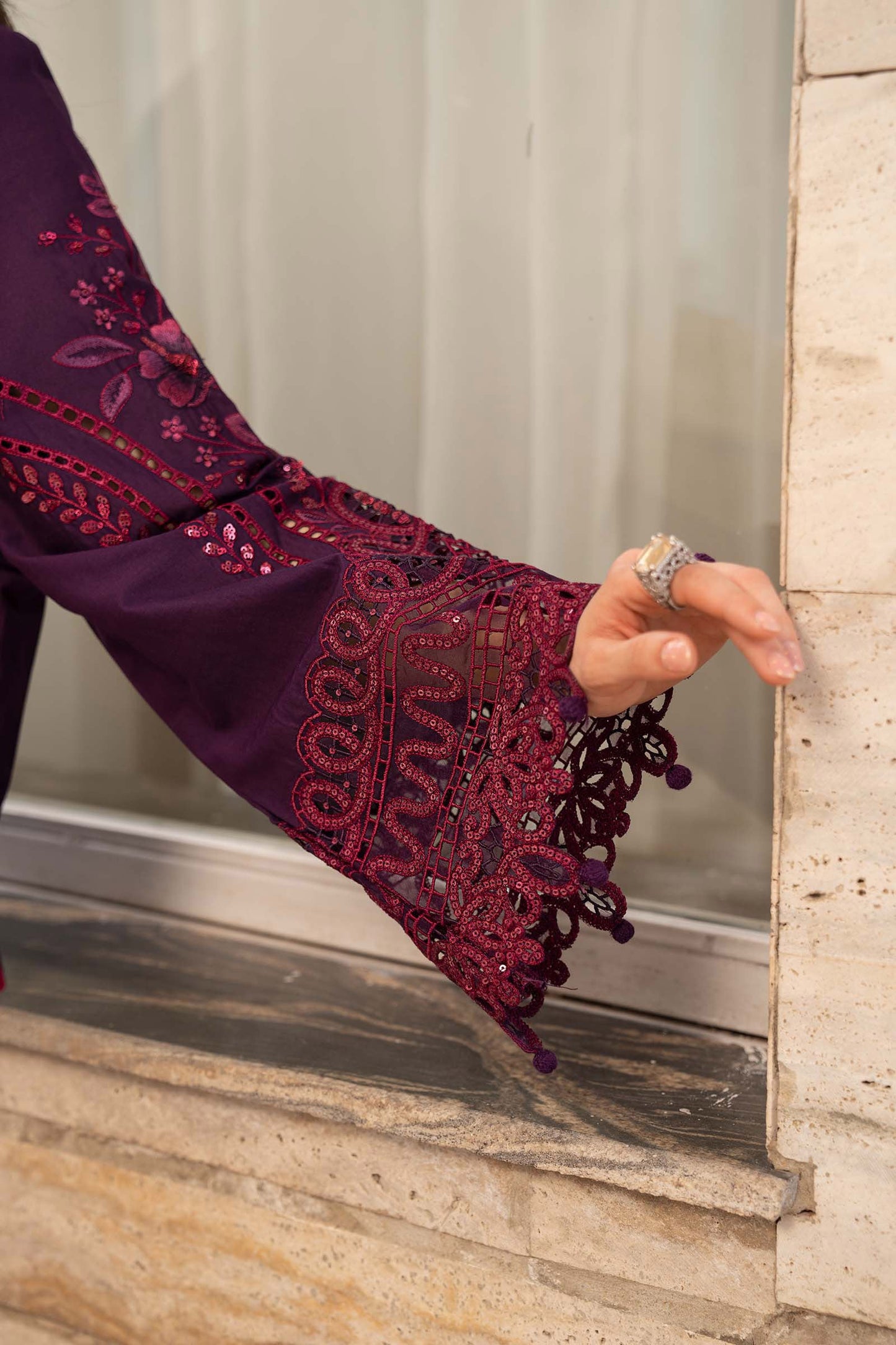 3 Piece Embroidered Lawn Suit