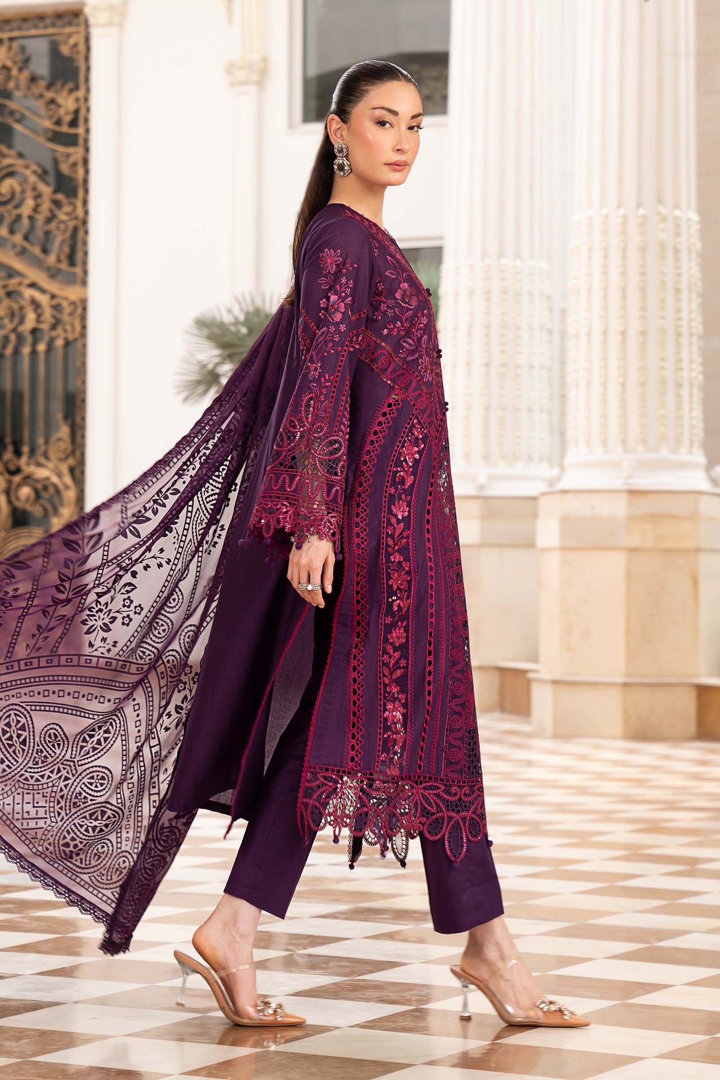 3 Piece Embroidered Lawn Suit