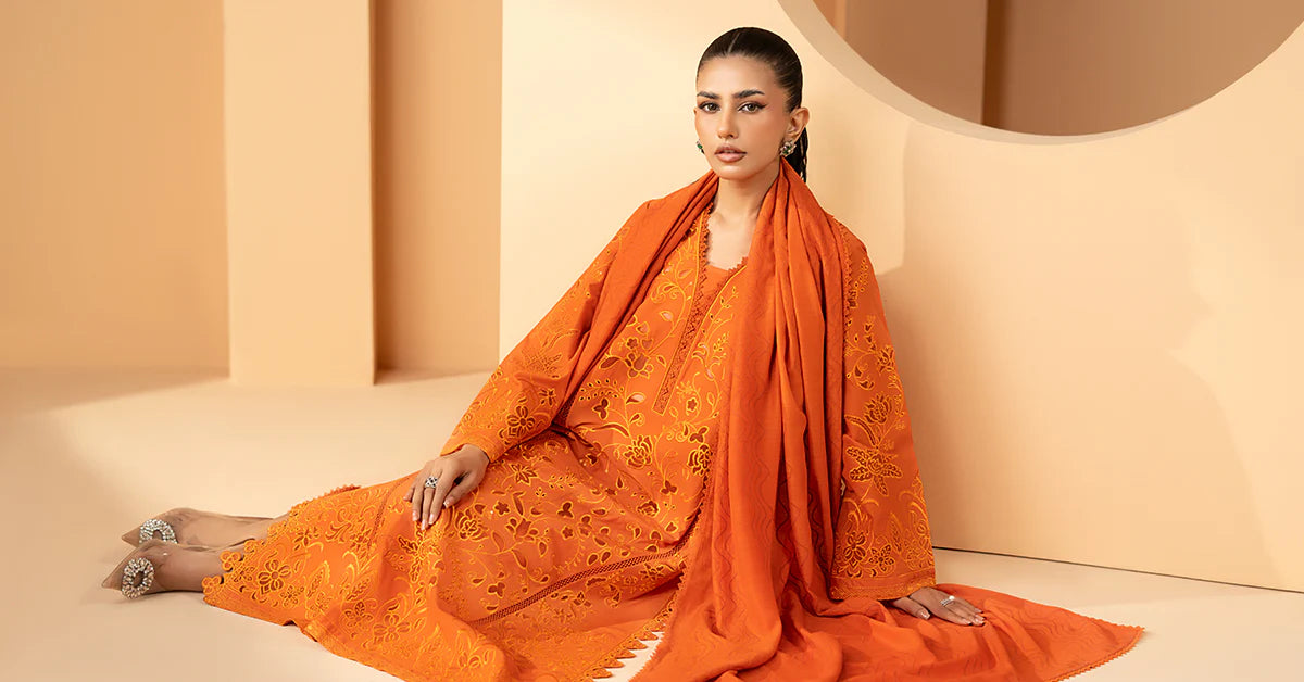 3 Piece Embroidered Lawn Suit